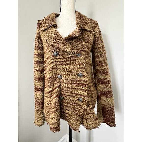Free People Cozy Sweater Jacket Medium - Picture 1 of 4